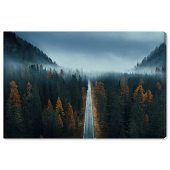 Notoriart Just A Little Foggy Canvas Wall Art