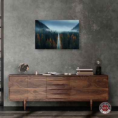 Notoriart Just A Little Foggy Canvas Wall Art