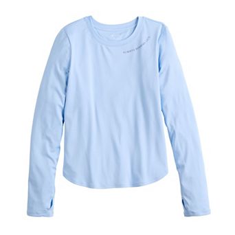 Girls Tek Gear® Long Sleeve Tulip Side Tee