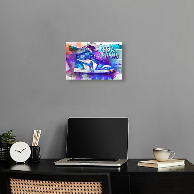 Notoriart Be A Legend Tie-Dye Abstract Canvas Wall Art