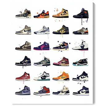 Notoriart Sneaker Poster Canvas Wall Art