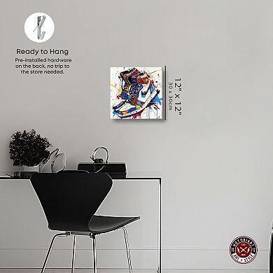 Notoriart Fun Splatter Sneakers Canvas Wall Art