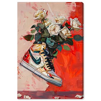 Notoriart Bouquet Sneaker Canvas Wall Art