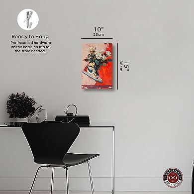 Notoriart Bouquet Sneaker Canvas Wall Art