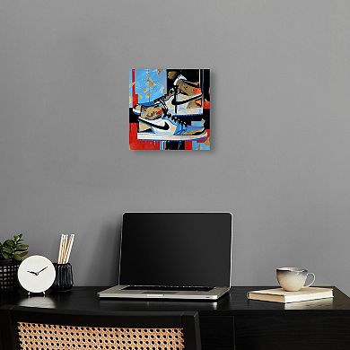 Notoriart Primary Sneakers Abstract Canvas Wall Art