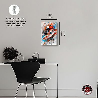 Notoriart Colorful Splatter Sneaker Canvas Wall Art