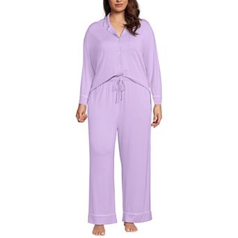 Plus Size Lands' End 2 pc Pajama Top & Pajama Pants Set