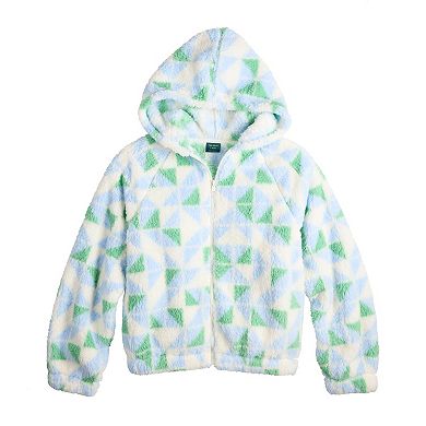 Girls 7-16 Tek Gear® Hooded Teddy Faux Fur Jacket