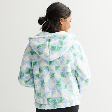 Girls 7-16 Tek Gear® Hooded Teddy Faux Fur Jacket