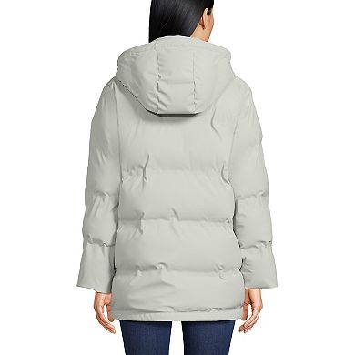 Petite Lands' End Insulated Slicker Puffer Jacket