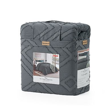 Bearpaw Brax Textured Comforter Set