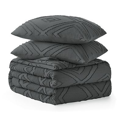Bearpaw Brax Textured Comforter Set