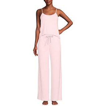 Women's Lands' End 2 pc Pajama Cami & Pajama Wide Leg Pants Set