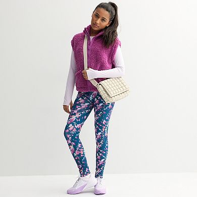 Girls 7-16 Tek Gear® Zip Front Teddy Vest