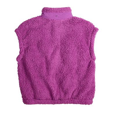 Girls 7-16 Tek Gear® Zip Front Teddy Vest