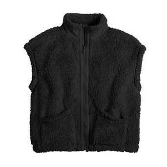 Girls 7-16 Tek Gear® Zip Front Teddy Vest