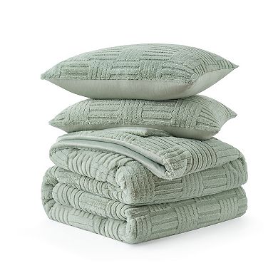 Bearpaw Jaela Faux Fur Comforter Set with Shams