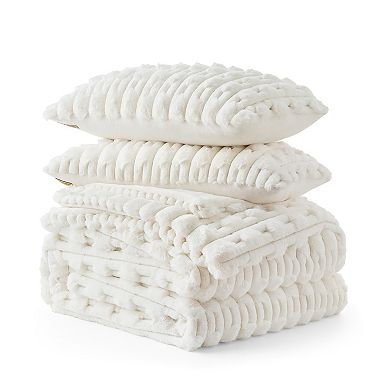 Bearpaw Jasper Faux Fur Comforter Set