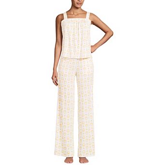 Women's Lands' End 2 pc Pajama Top & Pajama Pants Set