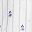 White Blue Stripe
