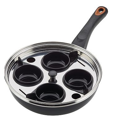 Farberware® Glide Copper Ceramic Nonstick 8-Inch Egg Poacher with Lid