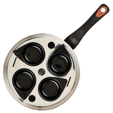 Farberware® Glide Copper Ceramic Nonstick 8-Inch Egg Poacher with Lid