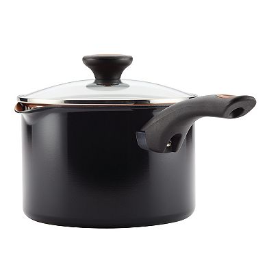 Farberware® 3-qt. Glide Copper Ceramic Nonstick Straining Sauce Pan