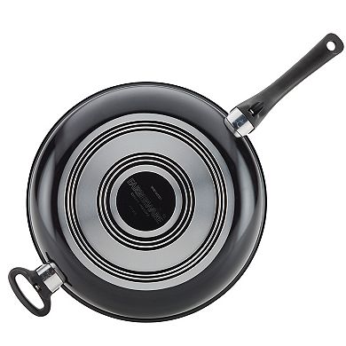 Farberware® 12-in. Glide Copper Ceramic Nonstick Deep Frying Pan with Helper Handle