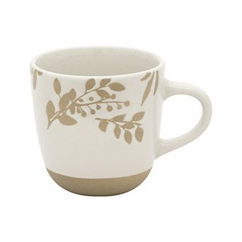 Mingle & Co. Botanical Design Stoneware Mug