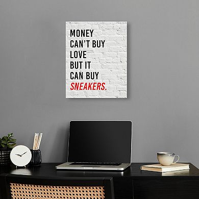 Notoriart Buy Sneakers Canvas Wall Art