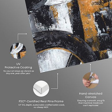 Notoriart Texture Symphony Part II Abstract Canvas Wall Art