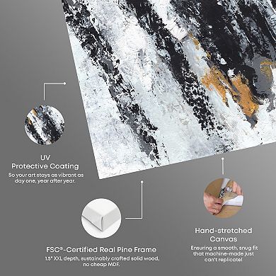 Notoriart Artistic Blossom Abstract Canvas Wall Art