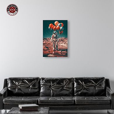 Notoriart Party Astronaut Canvas Wall Art