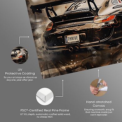 Notoriart Solid Drive Canvas Wall Art