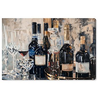Notoriart Bar Table Classics Canvas Wall Art