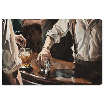 Notoriart Together For Drinks Canvas Wall Art