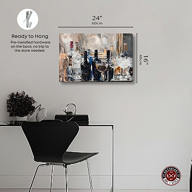 Notoriart Countertop Drinks Canvas Wall Art