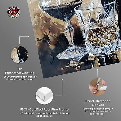 Notoriart His Favorite Drink Canvas Wall Art