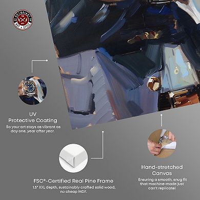 Notoriart Down To Business Canvas Wall Art