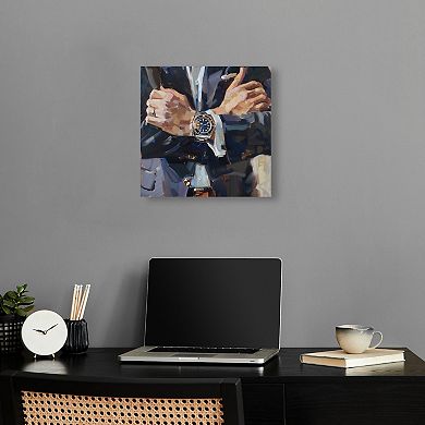 Notoriart Down To Business Canvas Wall Art