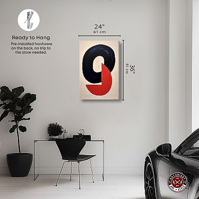 Notoriart Perfect Match I Abstract Canvas Wall Art