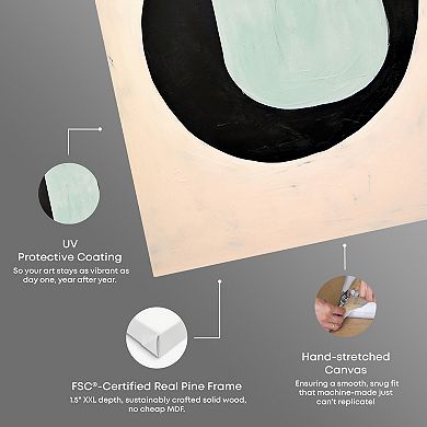 Notoriart Helmet Abstraction Abstract Canvas Wall Art