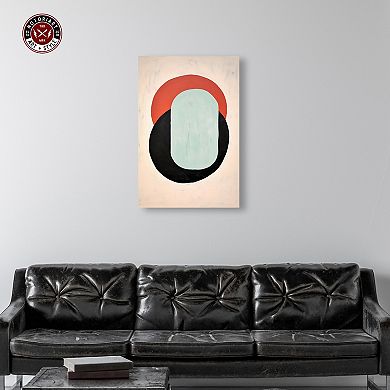 Notoriart Helmet Abstraction Abstract Canvas Wall Art