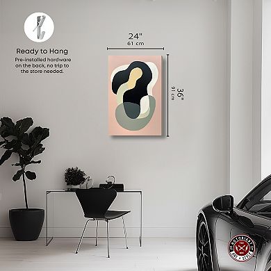 Notoriart Black Hair Mermaid Doll Abstract Canvas Wall Art