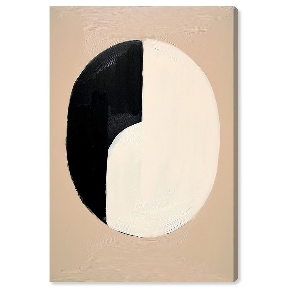 Notoriart One Coin Abstract Canvas Wall Art