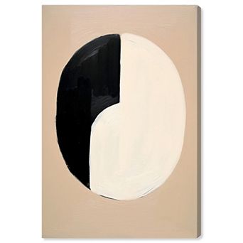 Notoriart One Coin Abstract Canvas Wall Art