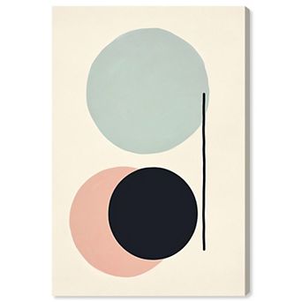 Notoriart To The Right Side Abstract Canvas Wall Art