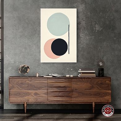 Notoriart To The Right Side Abstract Canvas Wall Art