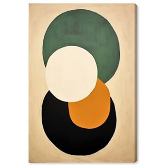 Notoriart Various Coins Abstract Canvas Wall Art