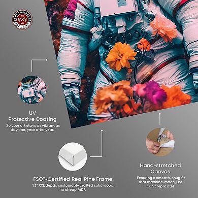 Notoriart Loving The Spatial Garden Canvas Wall Art